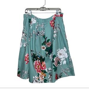 Grace Karin Skirt Green Floral Pockets‎ NWT
Size 2 XL